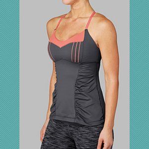 Lululemon Luxtreme Ruched Front Happy Heat Tank